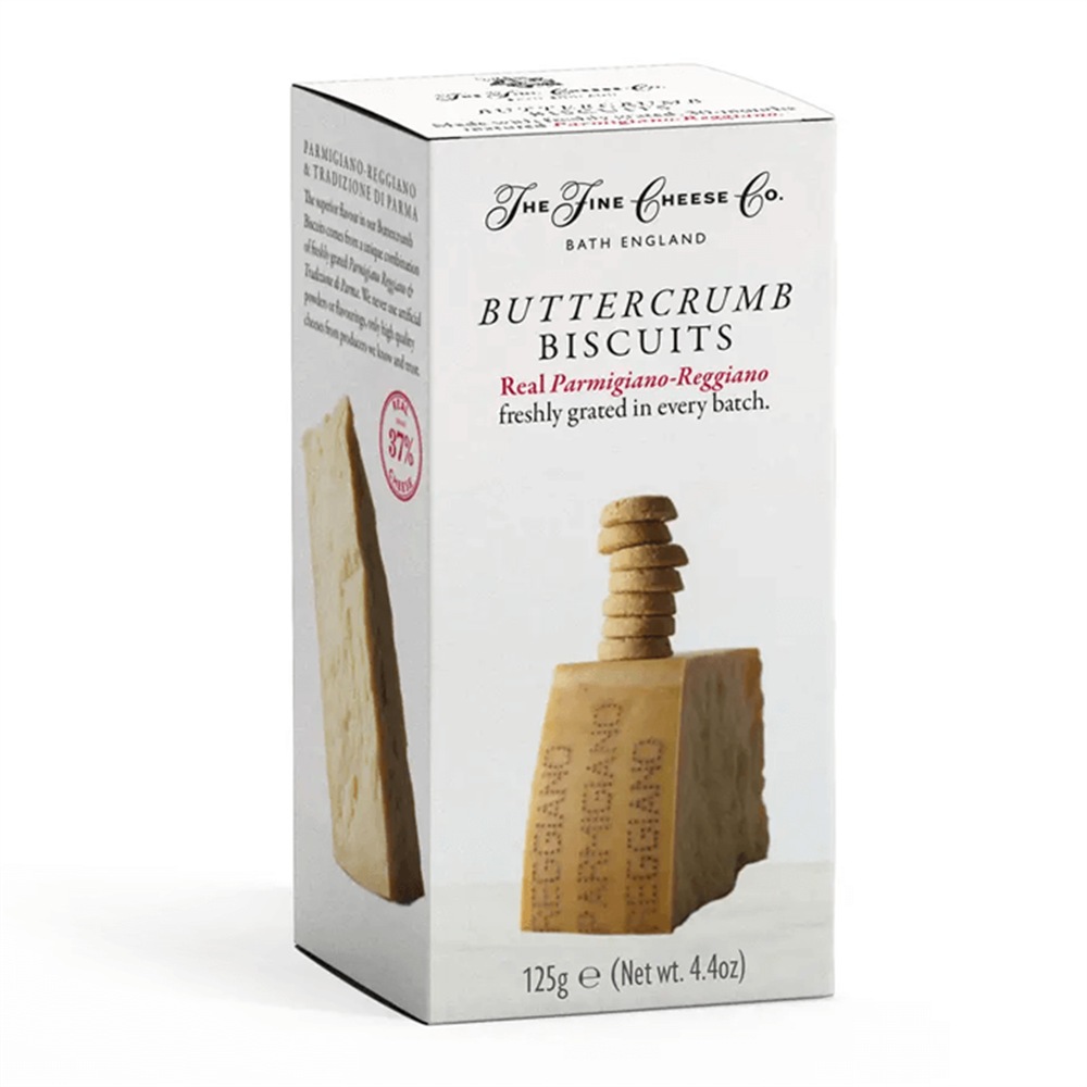 The Fine Cheese Co. Parmigiano- Reggiano Buttercrumb Buiscits 125g